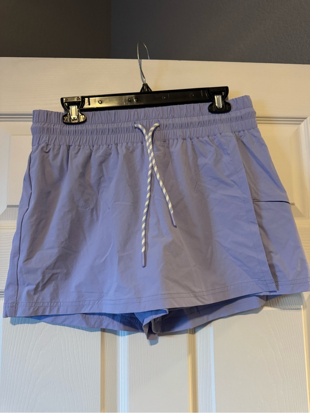 Avalanche Lavender Elastic Waist Athletic Shorts